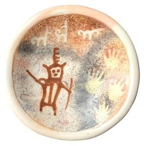Small pottery dish
